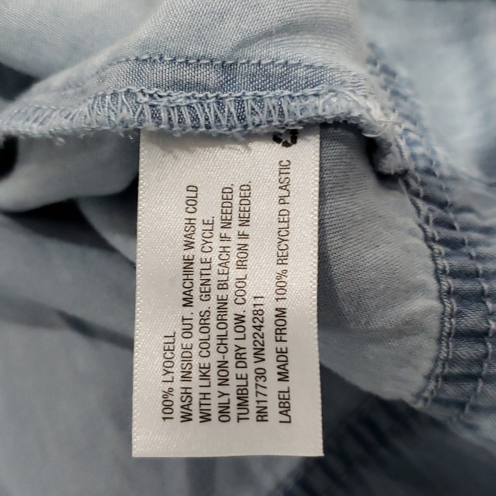 Ava & Viv Lyocell Chambray Shacket Sz 4x - image 8